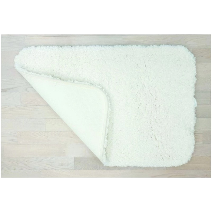 Tapis de bain Microfibre LAMB 55x65cm Blanc Spirella