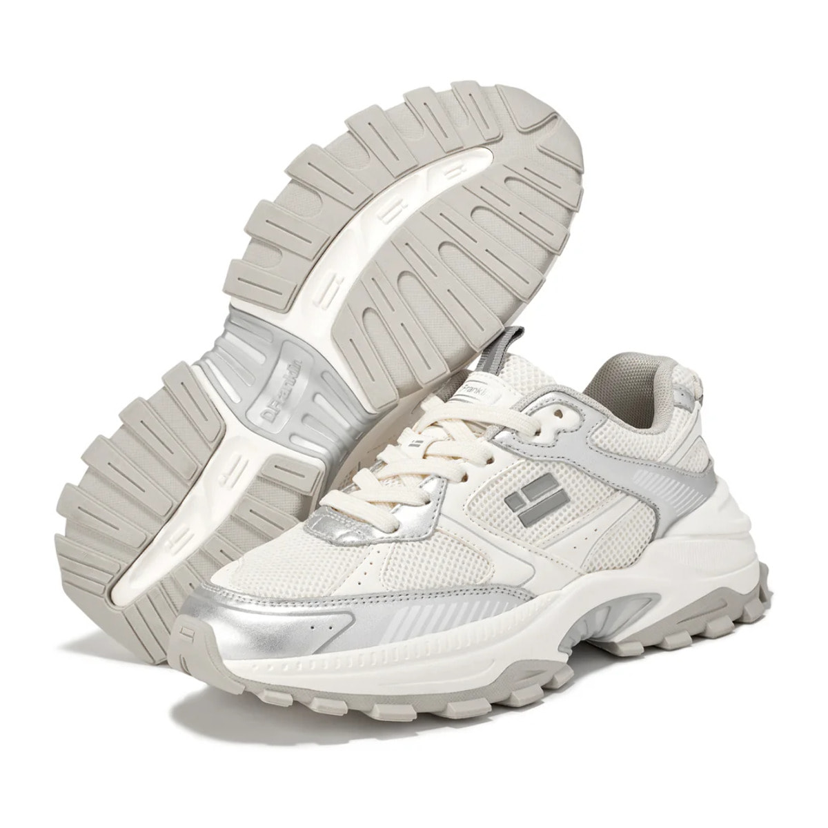 Zapatillas Deportivas Unisex Modelo   347 TRACK Flag Plata