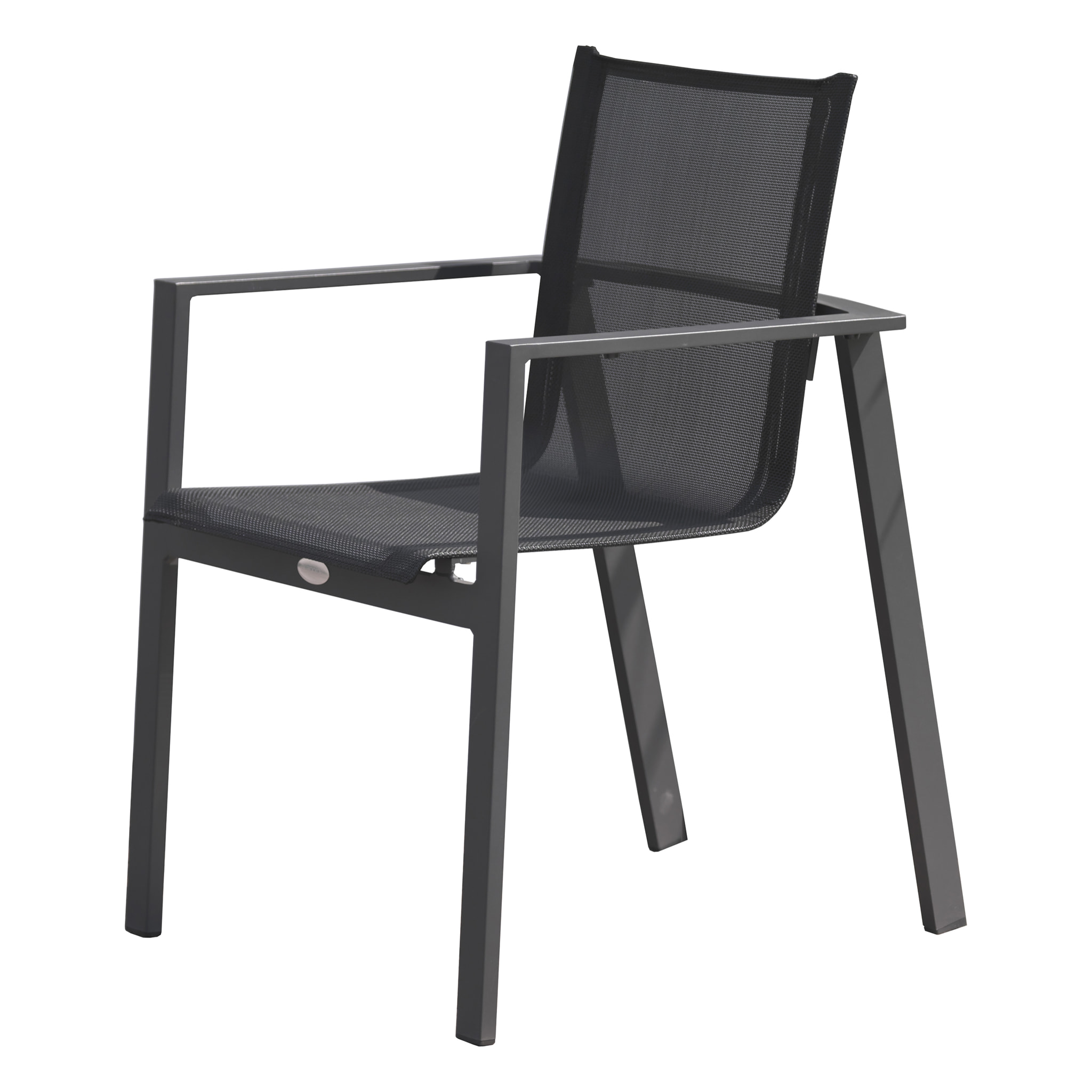 ALU-MIAMI - Fauteuil de jardin empilable en aluminium