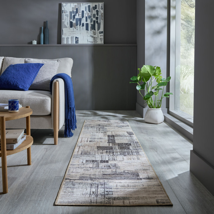 Tapis lavable de couloir  SILAS