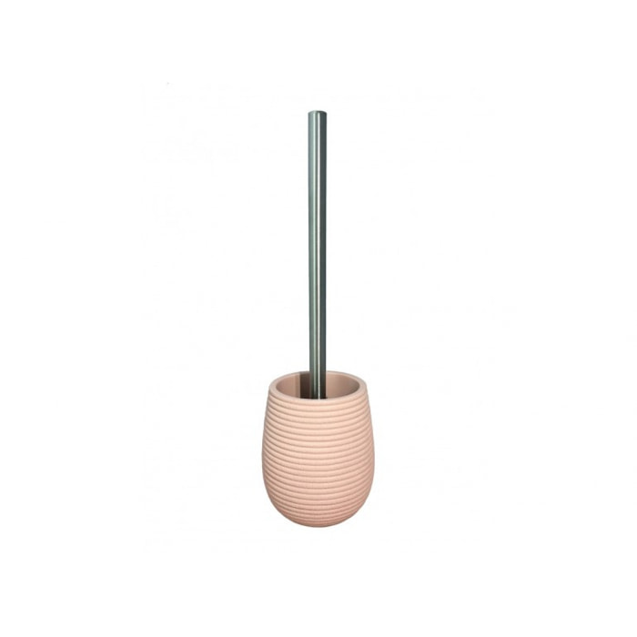 Brosse de toilette et support rose - COVENTRY