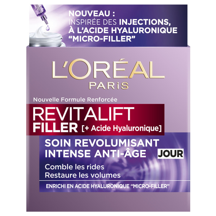 L'Oréal Paris Revitalift Filler Soin Anti-rides Jour Hyaluron 50ml