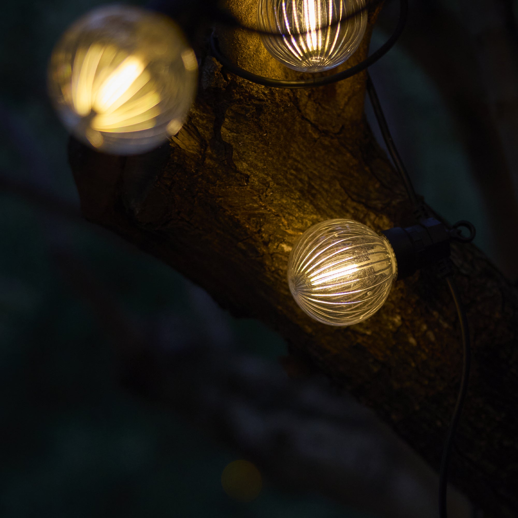 Guirlande solaire BAMBY 10 LED striés 8M