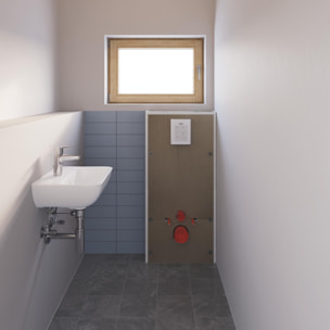 Pack WC Bâti Rapid SL + habillage prêt à carreler + plaque wc Start