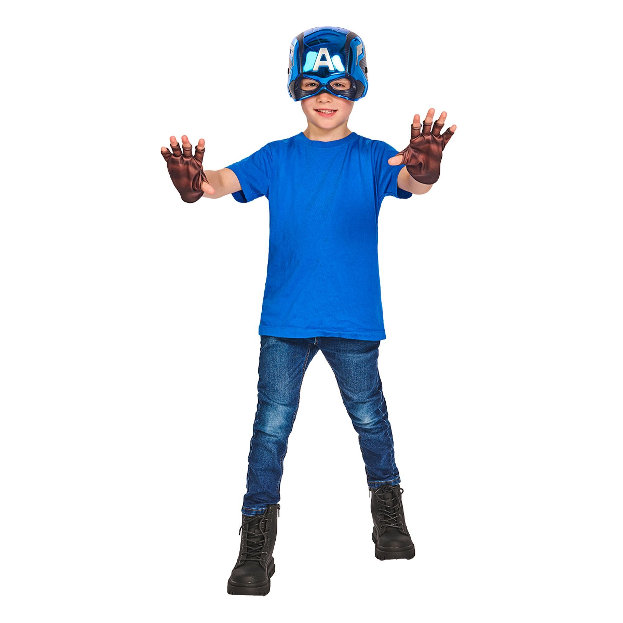 SET ACCESORIOS CAPITAN AMERICA INF