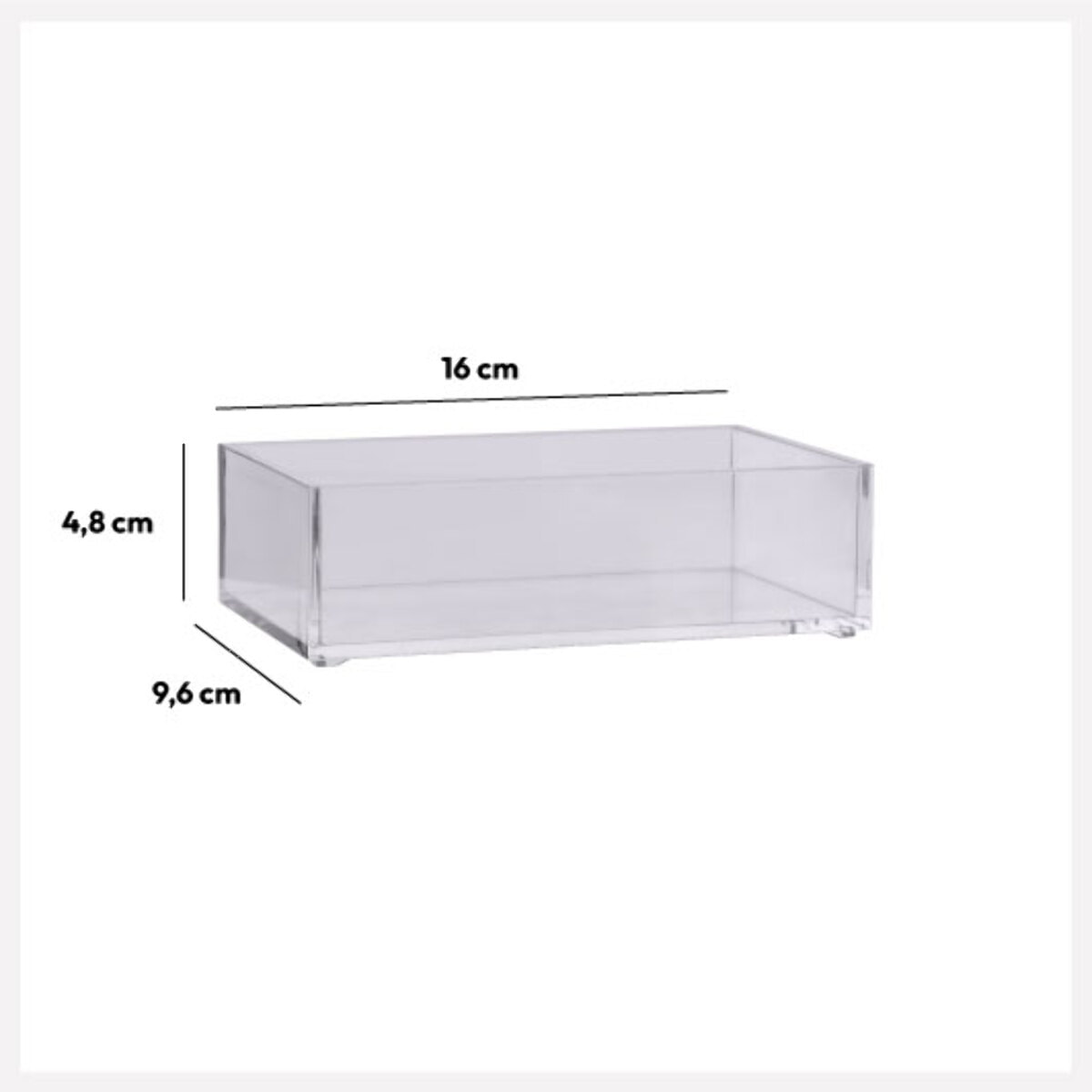 Organiseur 16x96cm - Transparent Selena