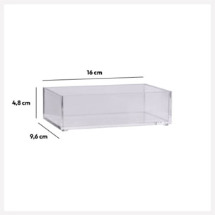 Organiseur 16x96cm - Transparent Selena