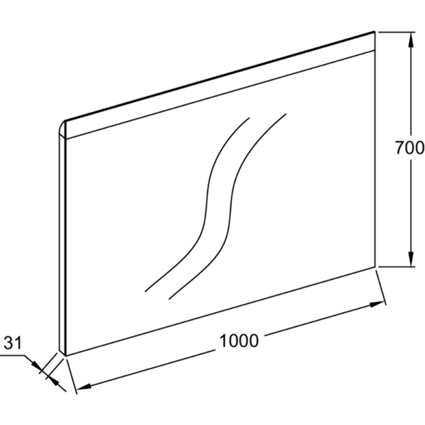 Miroir LED sans contact JACOB DELAFON