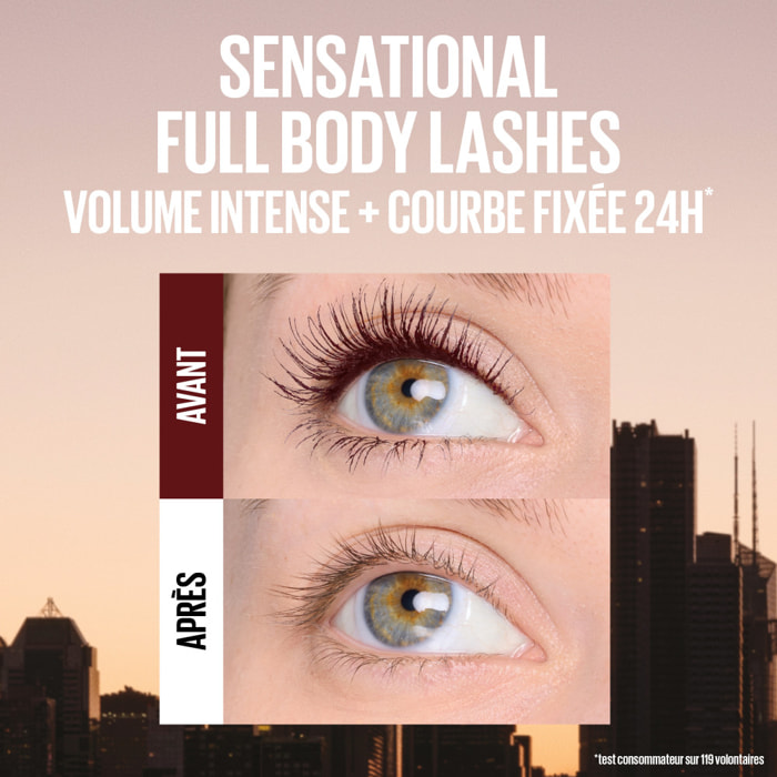 Maybelline New York Cils sensationnel Mascara Body Mocha Brown 9,75ml