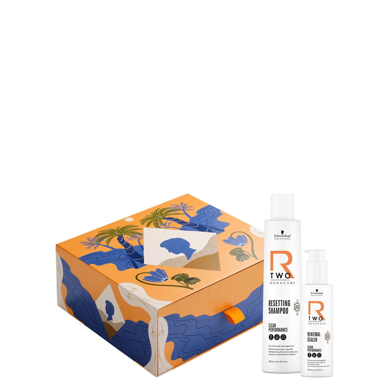 BC R-TWO - Coffret Shampooing Reconstructeur + Fluide Rénovateur 145 ml