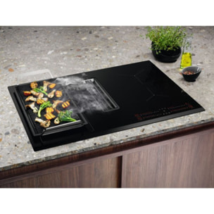 Plaque induction aspirante ELECTROLUX KCC8344 - Hotte intégrée 80cm