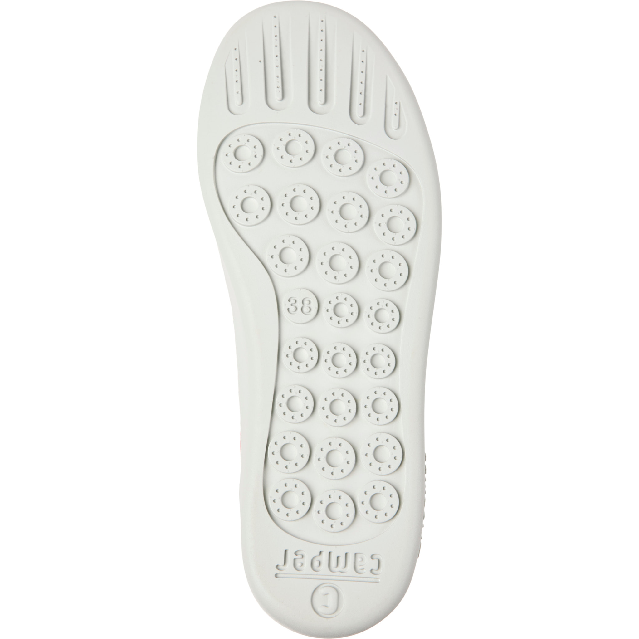 Zapatillas - CAMPER Peu Touring - Rojo - Cuero liso