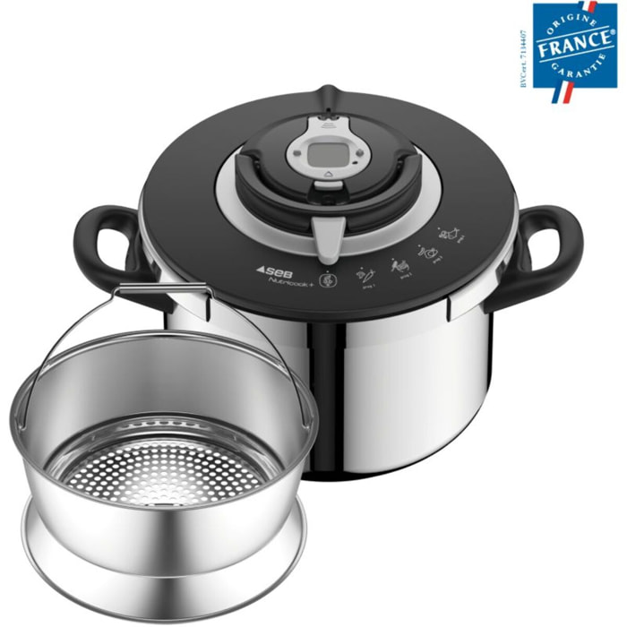 Autocuiseur SEB Nutricook 6 L inox induction P4220705