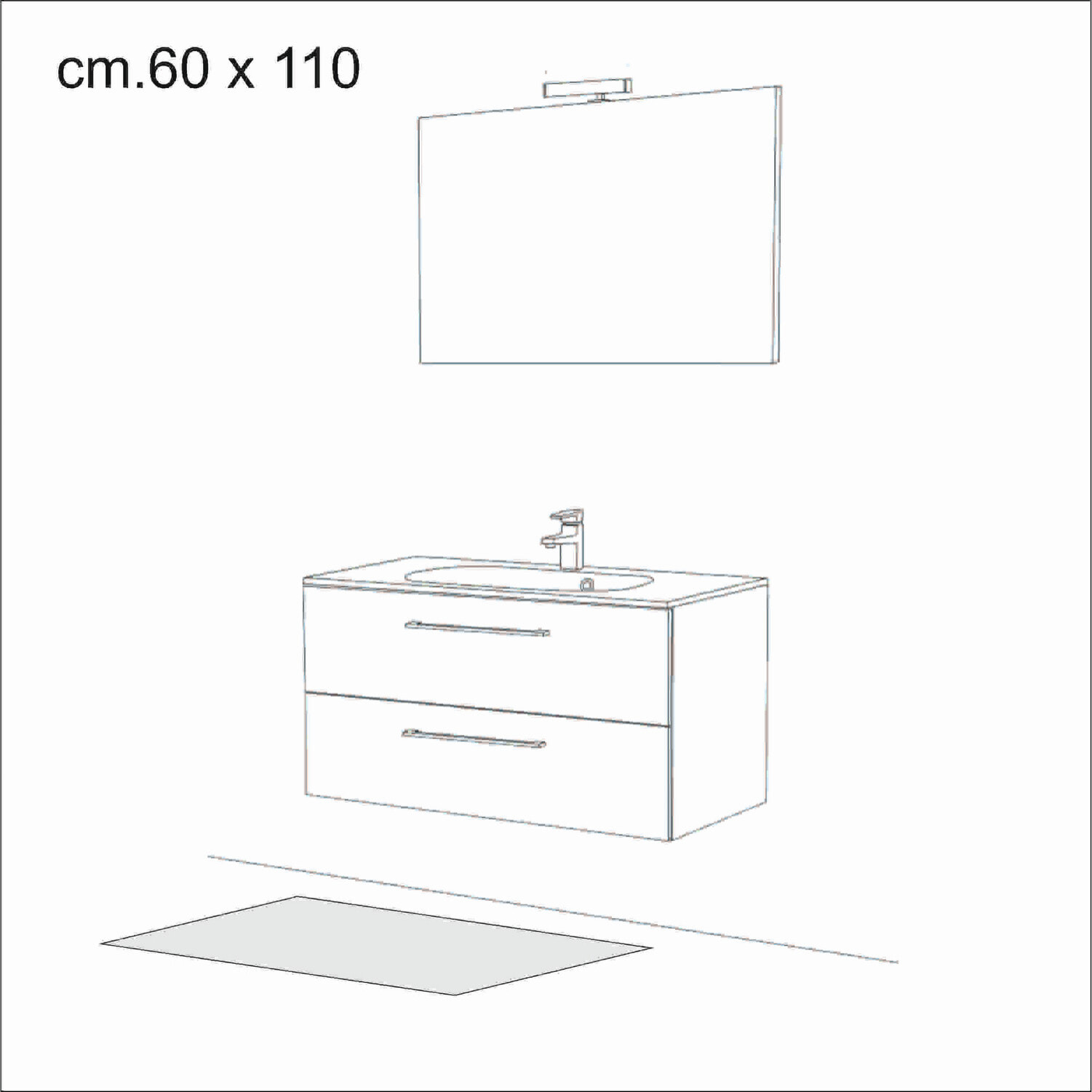 Tomasucci Tapis de salle de bain/tapis de chevet