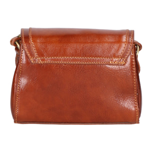 Borsa a tracolla Faye da donna In Vera pelle Made in Italy 18x13x5 cm