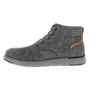 Armata di Mare Scarpe Uomo Stivaletti Casual Stringati con Soletta Rimovibile in Memory Foam AMU W24M603 Grey