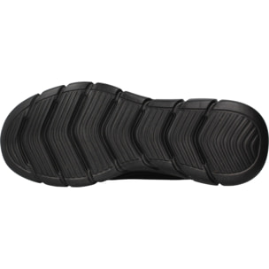 Sneakers De  Hombre Bobs B Flex - Smooth Edge Negro