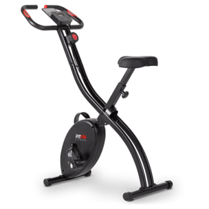 Bicicleta estática plegable FITFIU disco inercia 8kg y pulsómetro