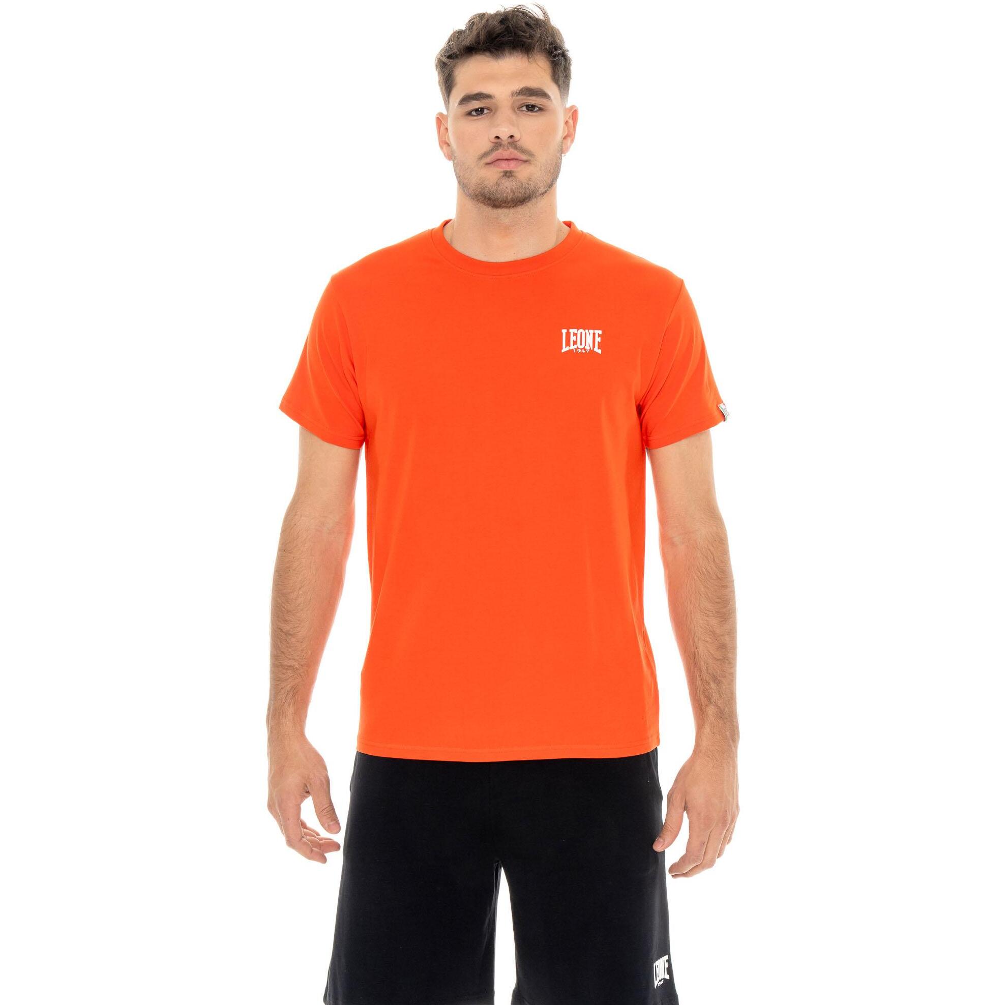 Camiseta de hombre Leone Basic de algodón de manga corta