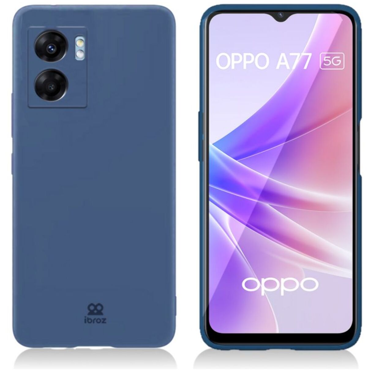 Coque IBROZ Oppo A77 5G Silicone noir