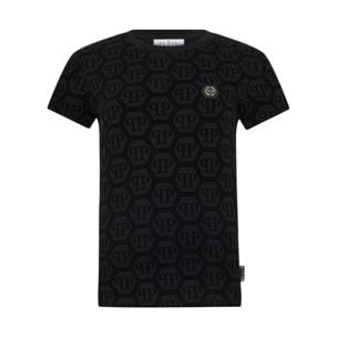 PHILIPP PLEIN Sexy Pure Fit T-Shirt Jacquard Monogram Monogram