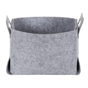 Boîte de Rangement - HOME DECO FACTORY - Pliable - Esthétique - Gris