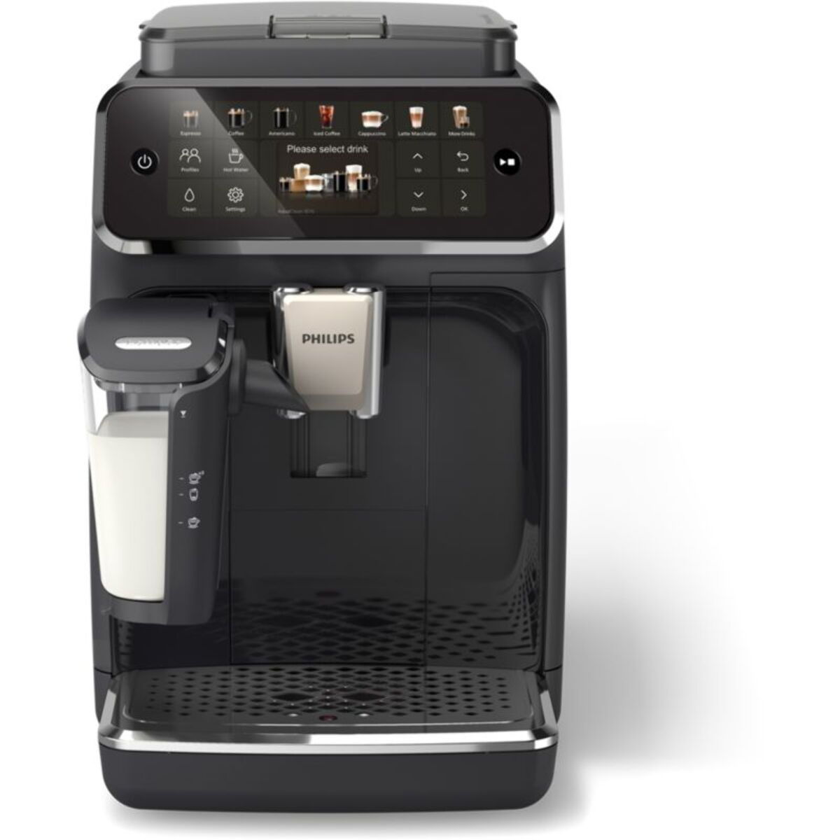 Expresso Broyeur PHILIPS EP4441/50 SilentBrew LatteGo Noir