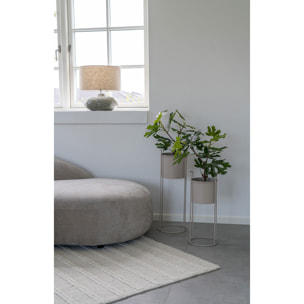 Lampada da tavolo Oldham in ceramica verde ø36 cm