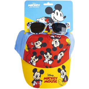 Gorra Set Gafas De Sol Mickey