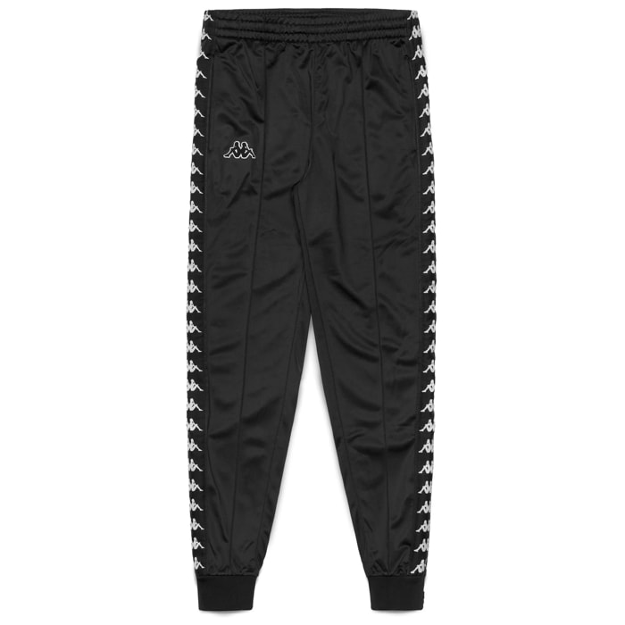 Kappa - Pantalones Hombre Negro - 222 BANDA RASTORIA SLIM