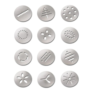 Presse-biscuit et 12 disques de motifs Dr.Oetker Baker Edition