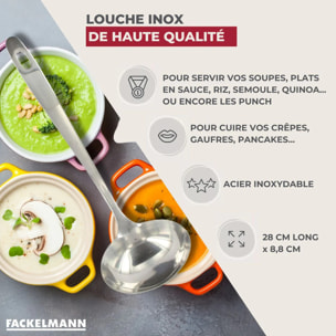 Louche de cuisine inox 28 cm Fackelmann Oxford