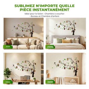 Stickers Muraux décoration adhésifs Arbre porte-cadres