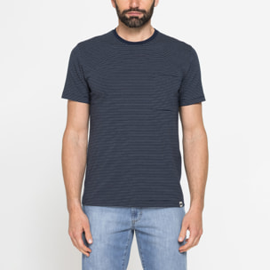 T-SHIRT ESTIVA IN COTONE CON FANTASIA A RIGHE