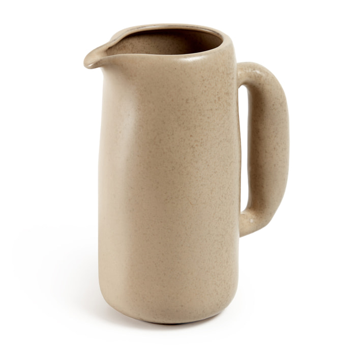 Kave Home - Caraffa Tersilia in ceramica marrone