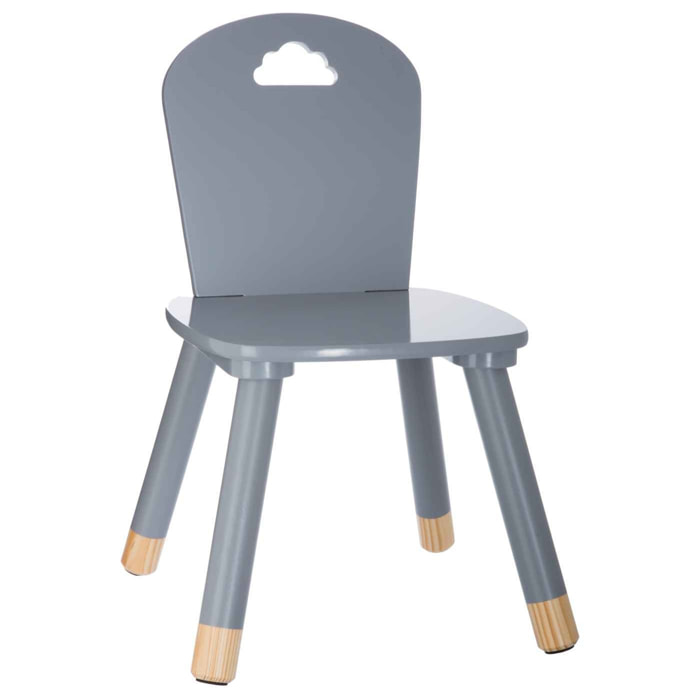 Silla piggy gris infantil