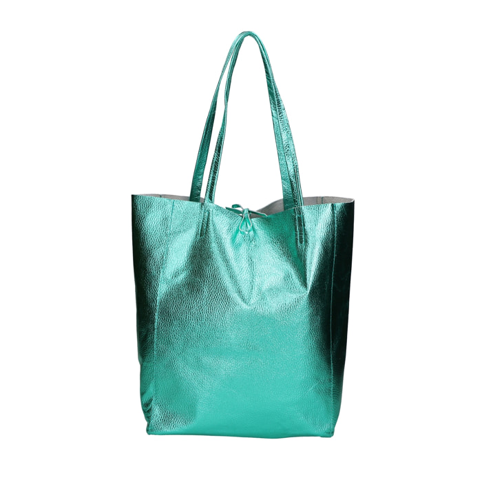 Borsa a spalla da Donna Genny in Vera Pelle Made in Italy 36x40x11 cm