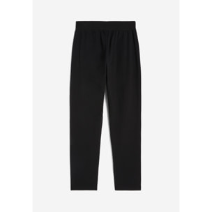 Pantaloni donna in heavy jersey stretch fondo dritto