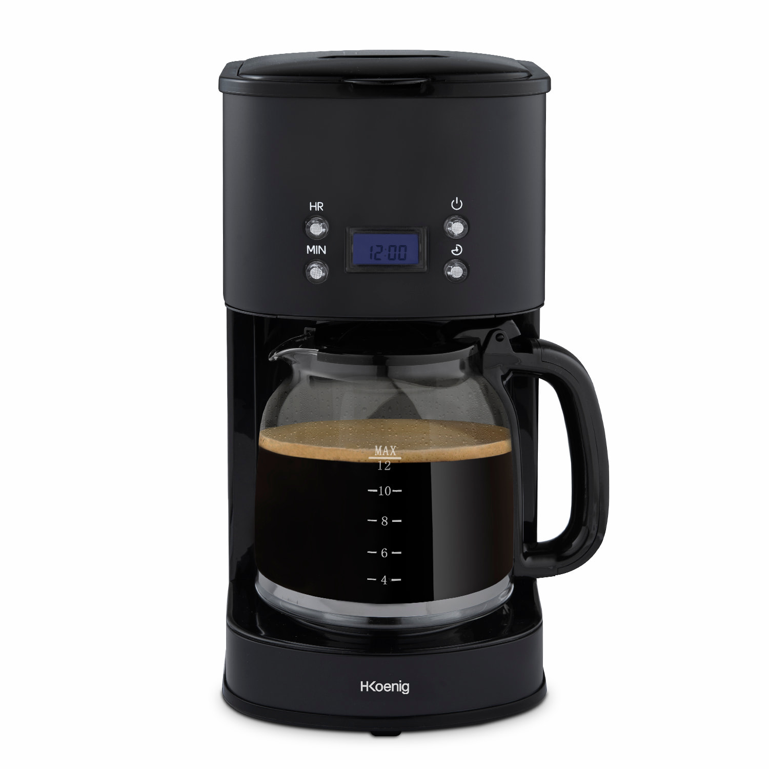 MG32 H.Koenig, Cafetera , 1.5 litros, Negro, 100W