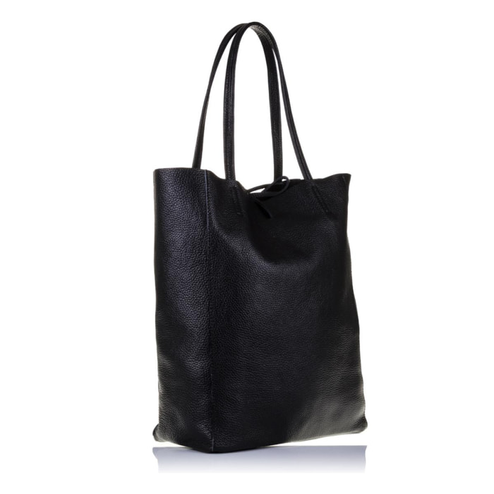 Sibari Bolso Shopper Mujer.Piel auténtica Dollaro