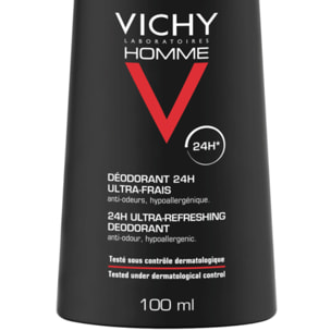 Déodorant Ultra-Frais 24H Homme - Spray 2x100 ml