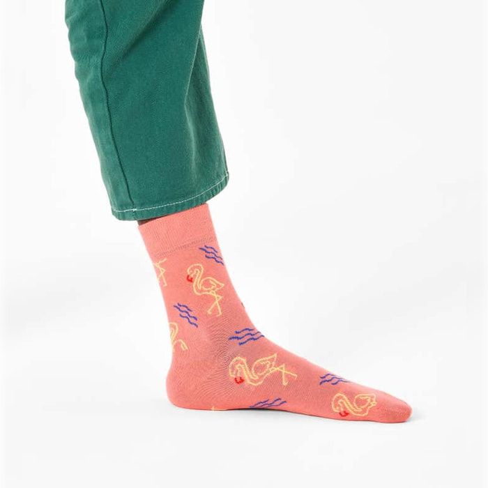 Calcetines flamingo 1/2 crew