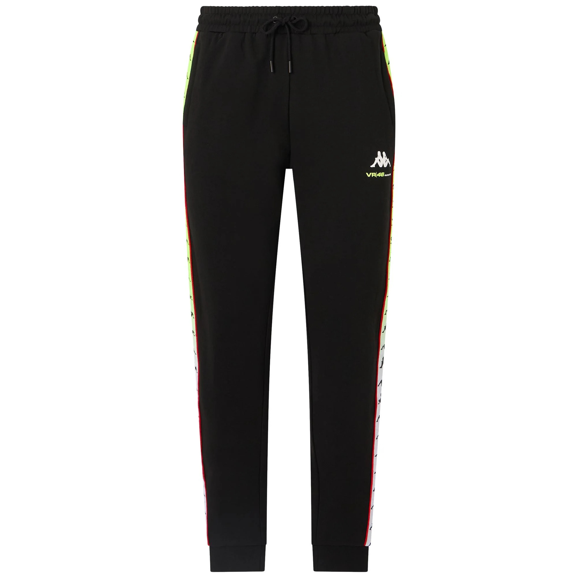Kappa - Pantaloni Uomo Nero - 222 Banda Alanz Vr46 Travel