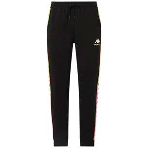Kappa - Pantaloni Uomo Nero - 222 Banda Alanz Vr46 Travel
