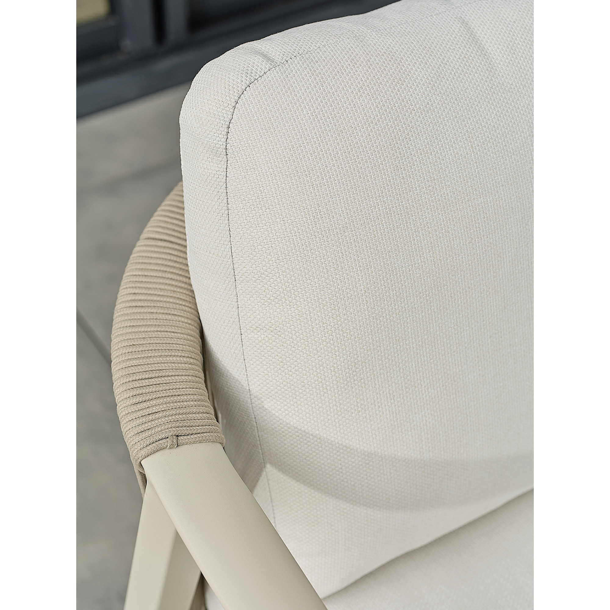 KELIA - Salon bas de jardin 5 places - Grège