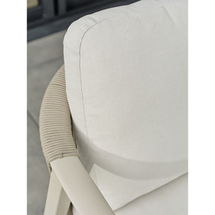 KELIA - Salon bas de jardin 5 places - Grège