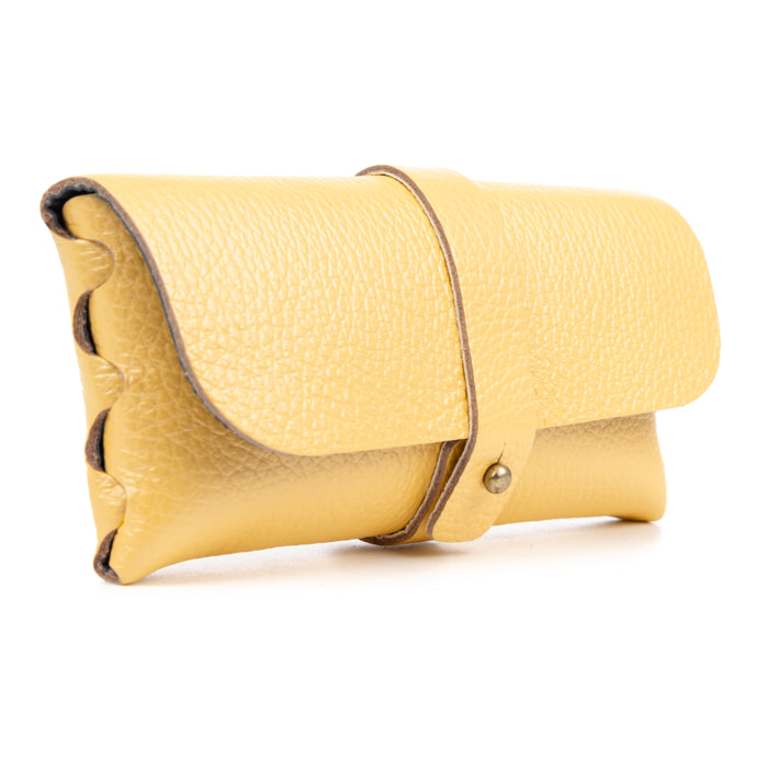 Argelato mini borsa a mano / portafoglio donna. Pelle autentica Dollaro.