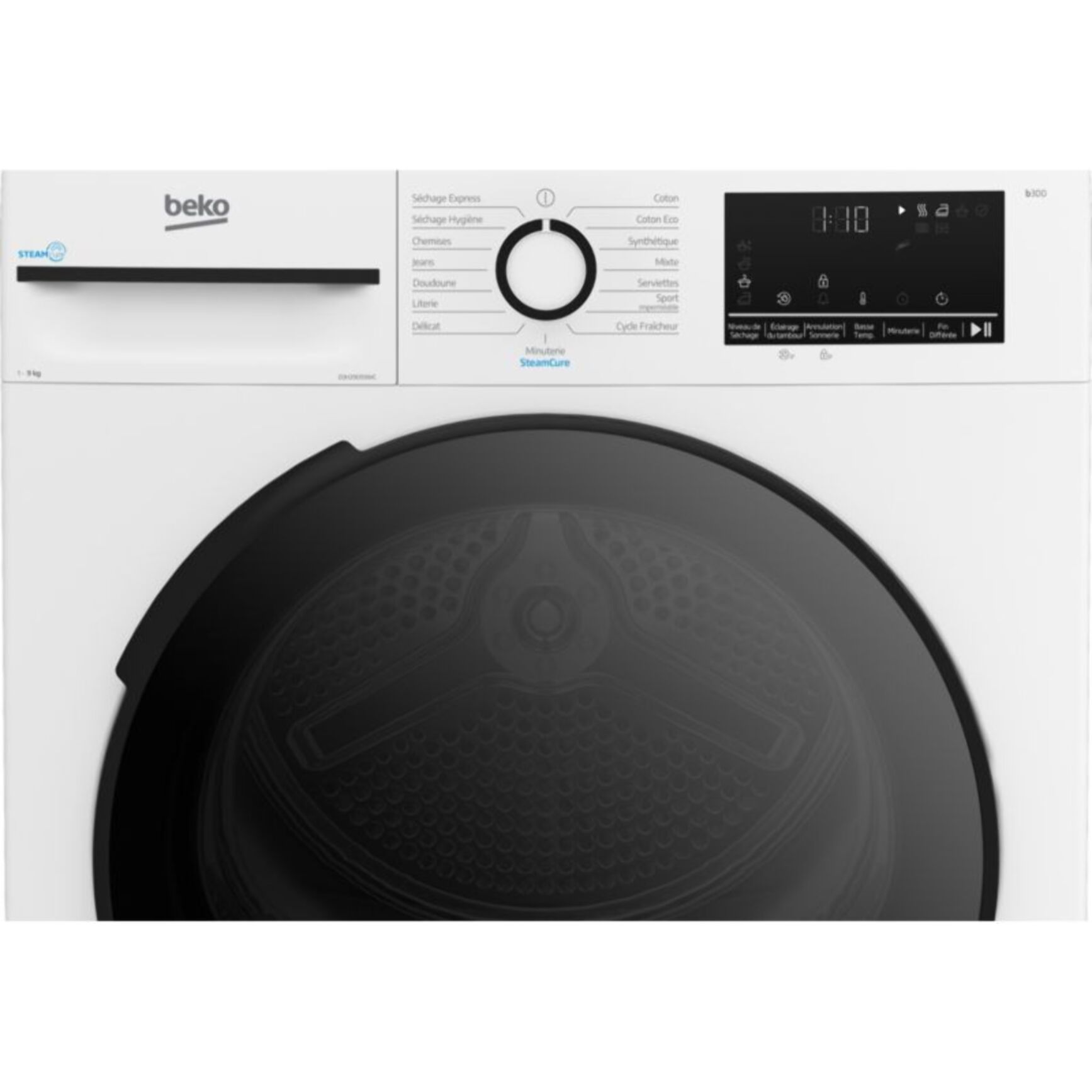 Sèche linge pompe à chaleur BEKO D3H29D93WC