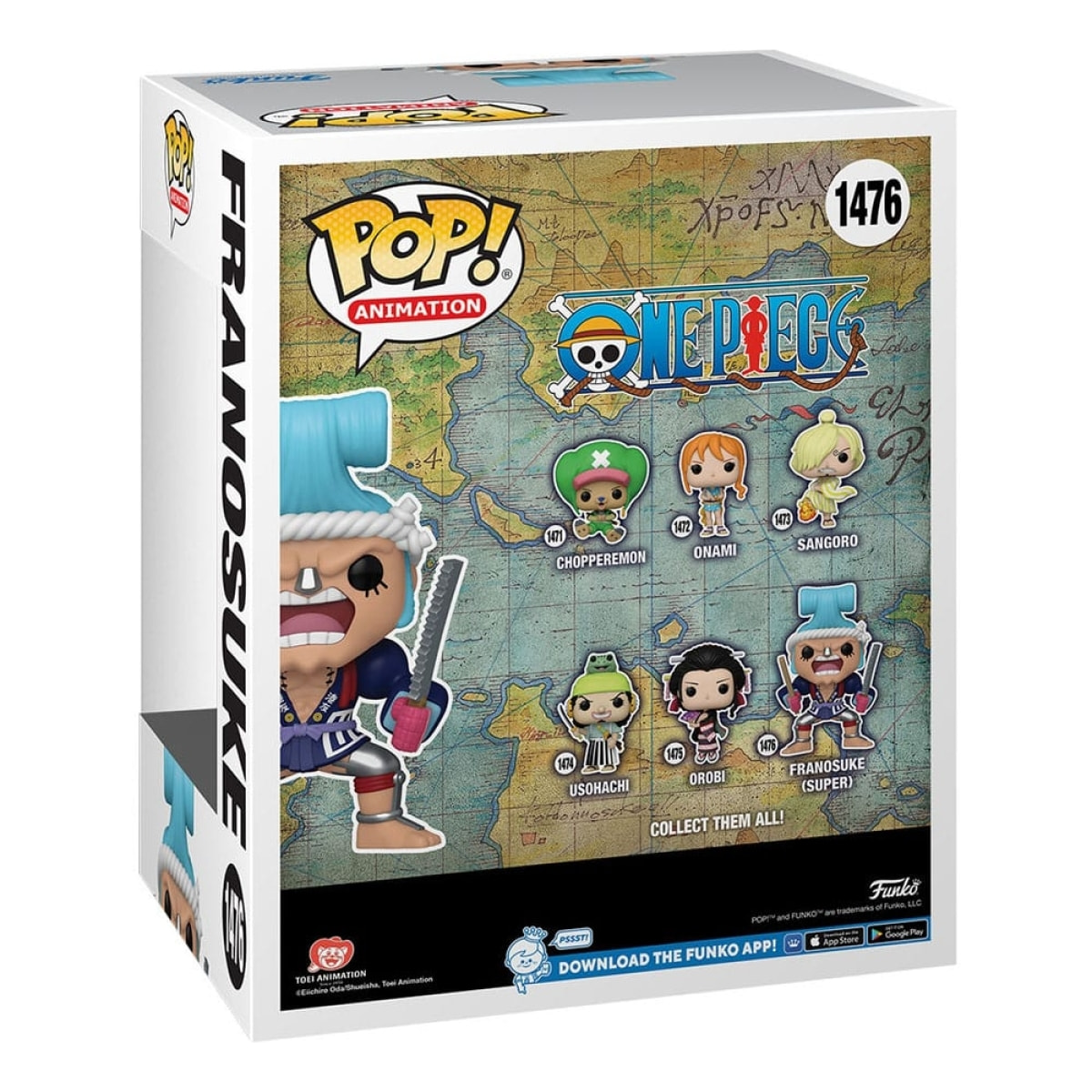 One Piece Oversized Pop! Vinile Figura Franosuke (wano) 15 Cm Funko