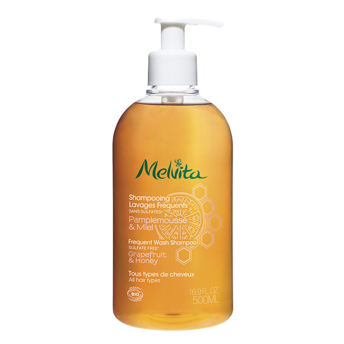 Shampooing Lavages Fréquents - Pamplemousse & Miel
